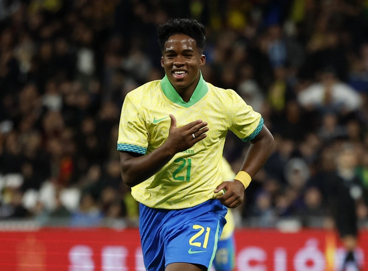 安切洛蒂时代巴西球员参与进球用时排行榜：恩德里克14分钟最少